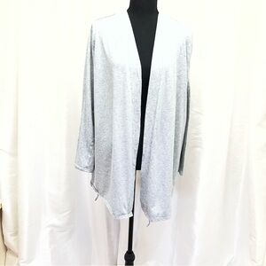 Motherhood Maternity Light-weight Gray Open Front Cardigan lg